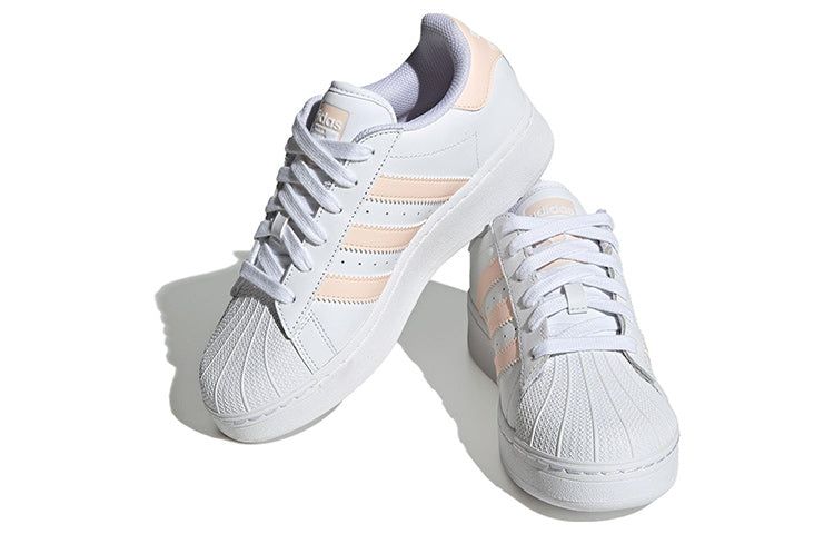 (WMNS) Adidas Originals Superstar XLG Shoes 'Cloud White Bliss Orange' IF3004 sold by KicksCrew product image thumbnail 2
