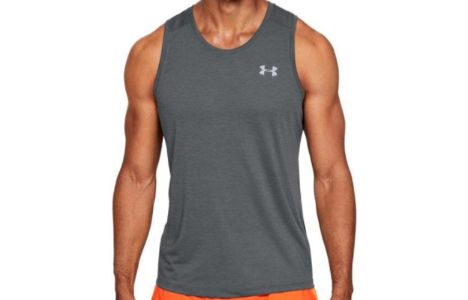 Under Armour Streaker 2.0 Running Tank 'Pitch Grey' 1326578-012 sold by KicksCrew