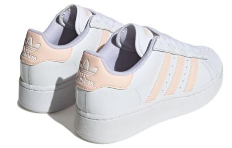 (WMNS) Adidas Originals Superstar XLG Shoes 'Cloud White Bliss Orange' IF3004 sold by KicksCrew