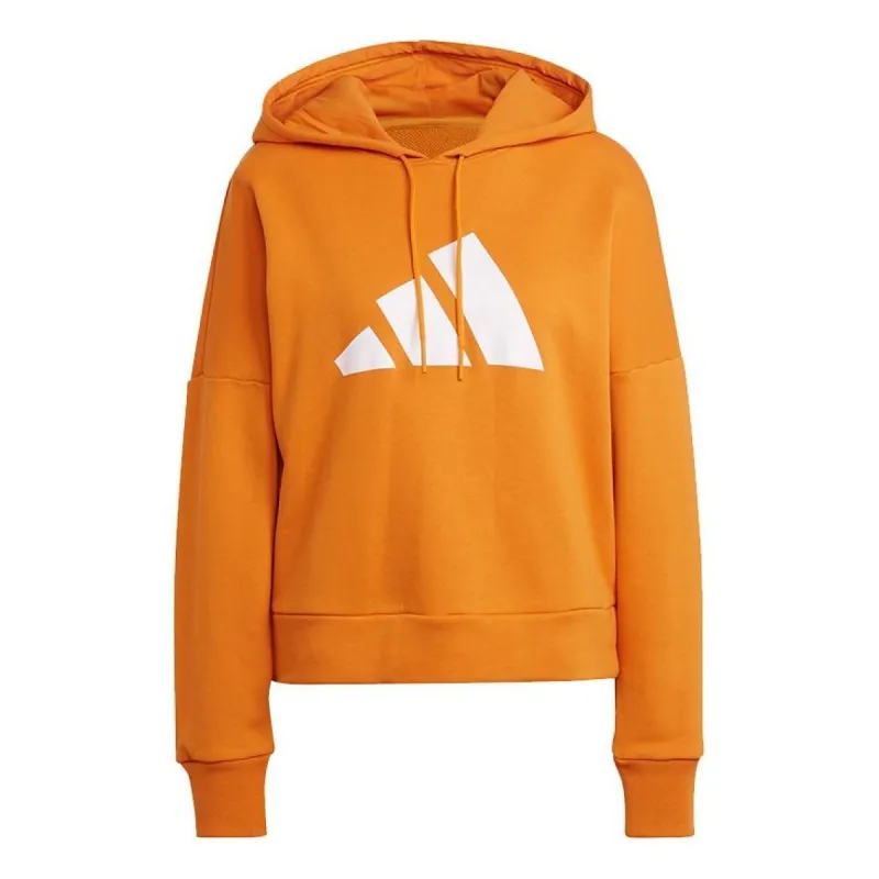 (WMNS) adidas FUTURE ICONS Hoodie 'Orange' H57341 sold by KicksCrew