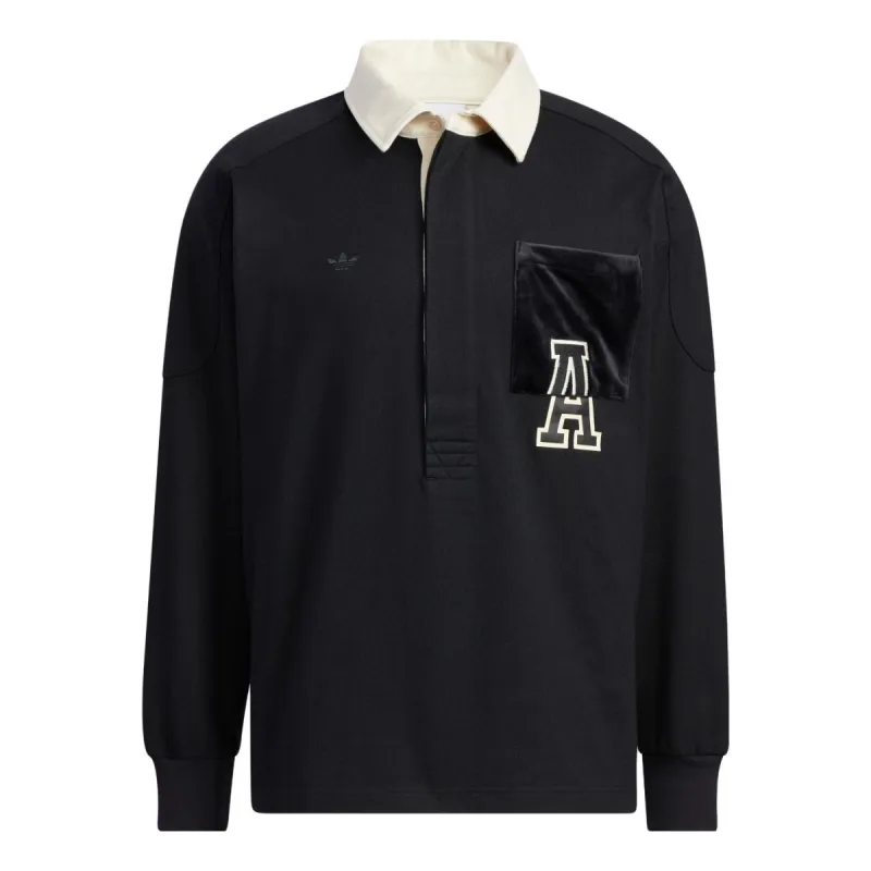 adidas originals Anti University Polo Shirt 'Black' HY7235 sold by KicksCrew