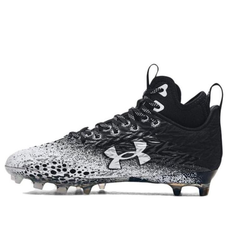 (WMNS) Under Armour Spotlight Clone MC Football Cleats 'Black White' 3026343-001 sold by KicksCrew