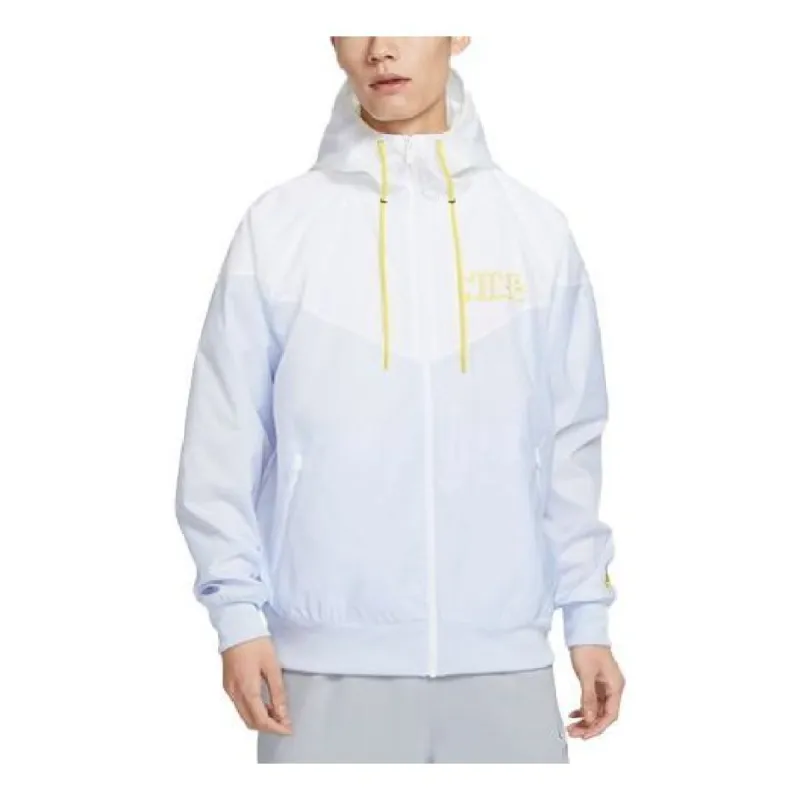 Nike Windrunner Woven Lined Jacket 'White Grey' DX0695-085 sold by KicksCrew