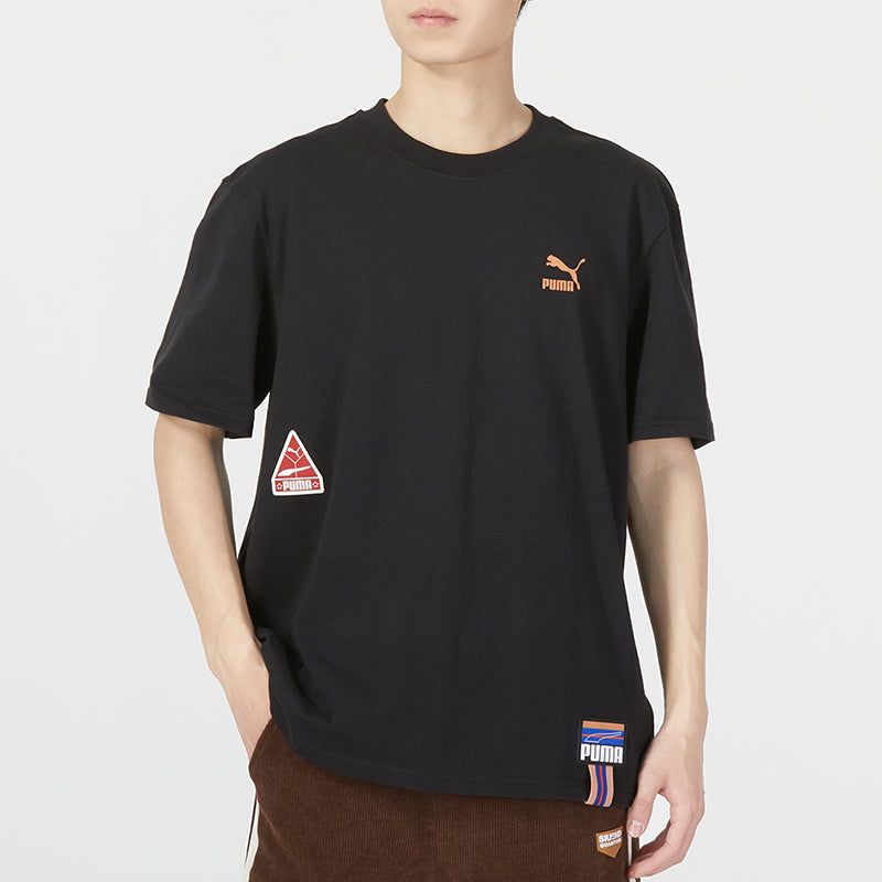 PUMA Sportswear Logo Tee 'Black' 677382-01 sold by KicksCrew product image thumbnail 3