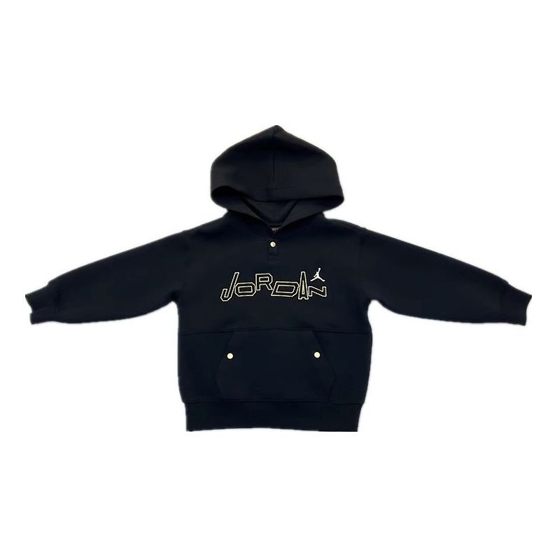 (GS) Air Jordan Take Flight Snap Cuff Pullover Hoodie 'Black' FZ1910-010 sold by KicksCrew