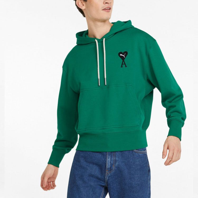 Puma X AMI Hoodie 'Green' 534069-96 sold by KicksCrew product image thumbnail 3