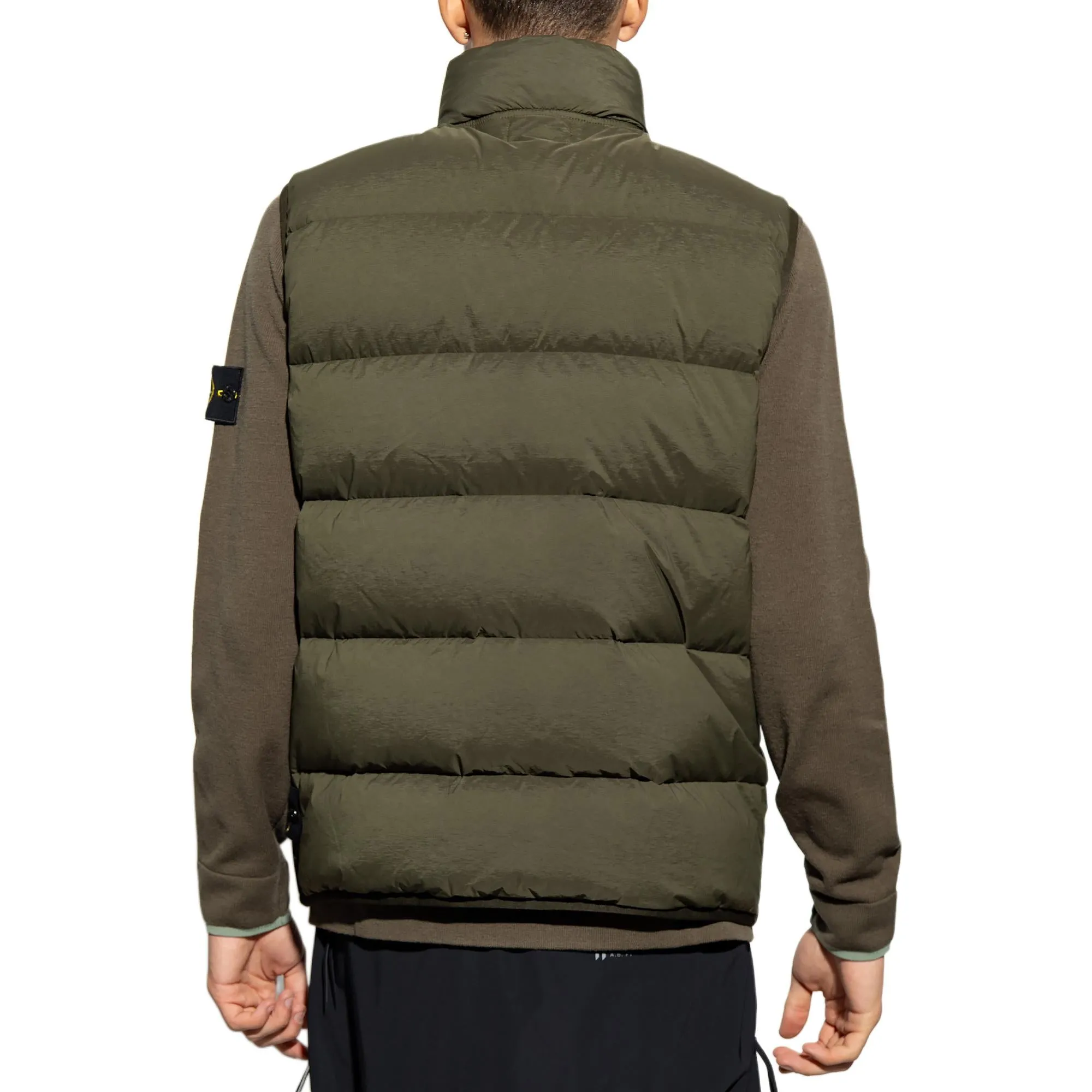 STONE ISLAND Logo Patch Puffer Gilet 'Olive Green' 7915G1428-V0058 sold by KicksCrew product image thumbnail 2
