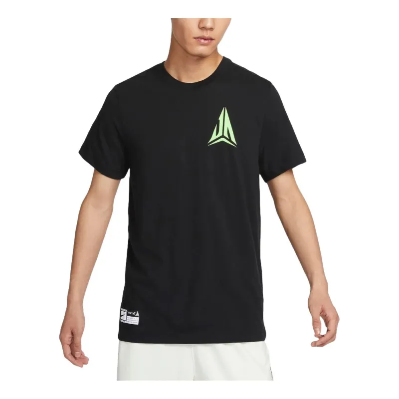 Nike Dri-FIT Ja Basketball T-Shirt Asia Sizing 'Black' FQ4911-010 sold by KicksCrew