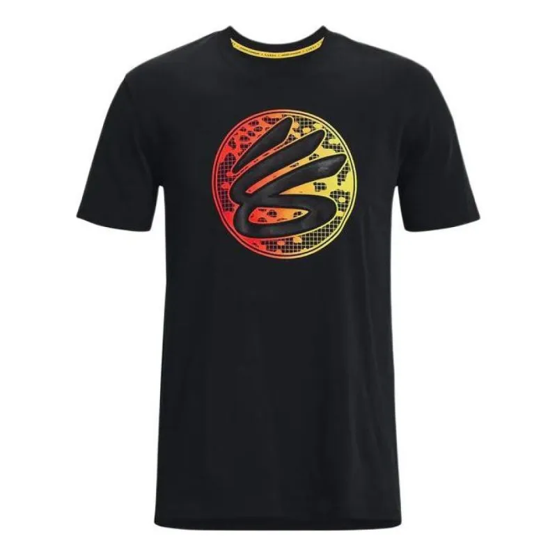 Under Armour Curry Gradient Heavyweight T-shirt 'Black' 1376274-001 sold by KicksCrew