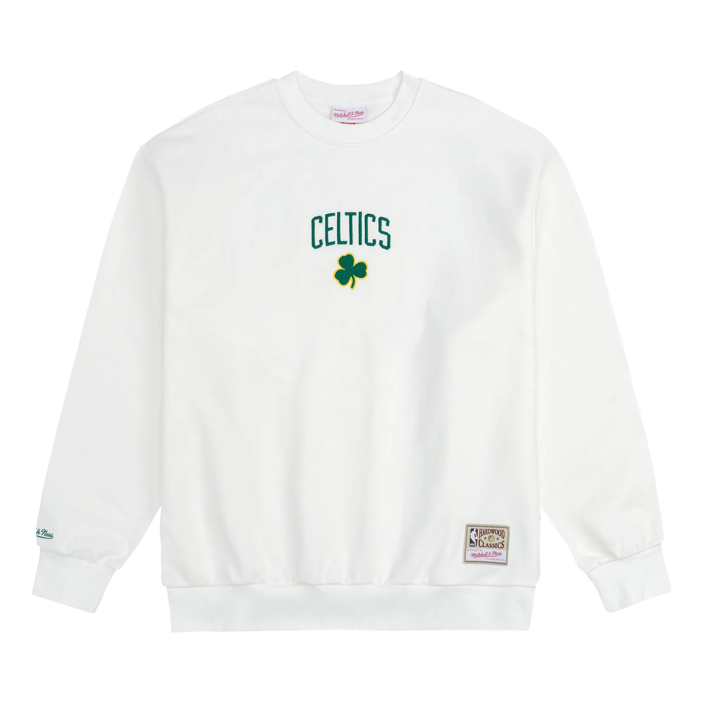 Mitchell & Ness x NBA Boston Celtics Sweatshirt 'White Green' MNJYFWHD230920012 sold by KicksCrew