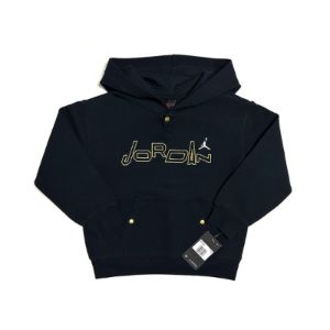 (GS) Air Jordan Take Flight Snap Cuff Pullover Hoodie 'Black' FZ1910-010 sold by KicksCrew