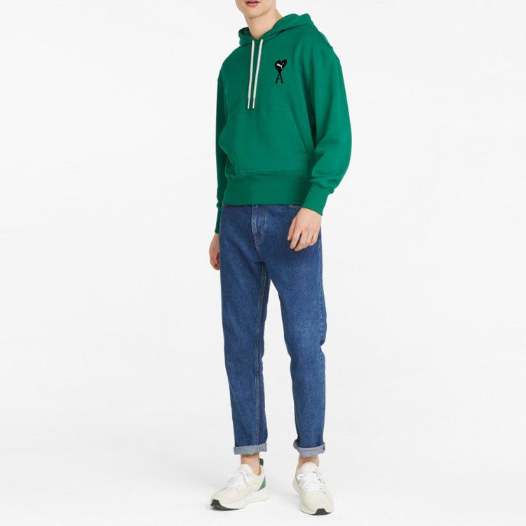 Puma X AMI Hoodie 'Green' 534069-96 sold by KicksCrew product image thumbnail 2