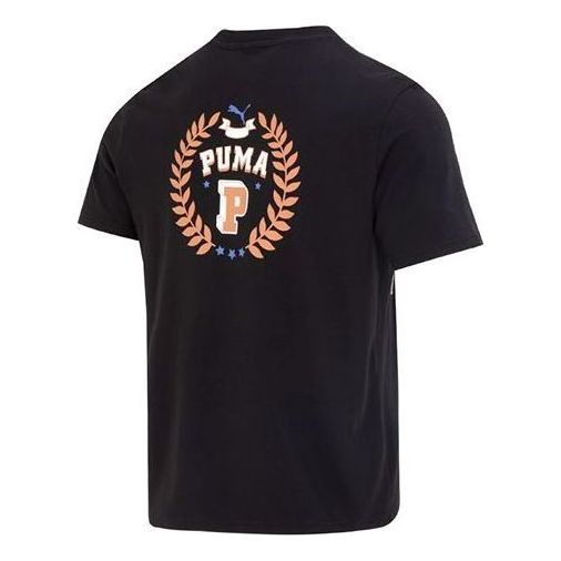 PUMA Sportswear Logo Tee 'Black' 677382-01 sold by KicksCrew