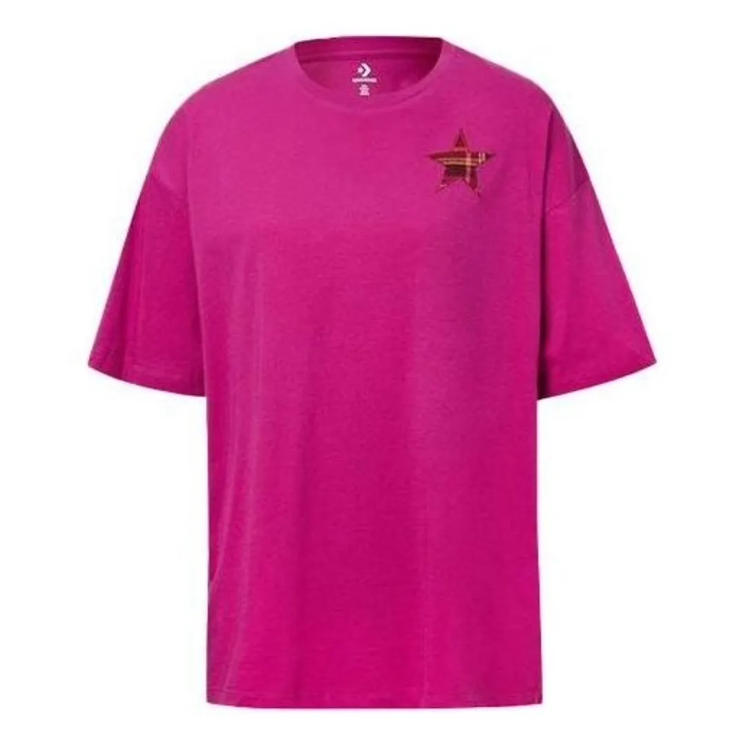 (WMNS) Converse Casual T-Shirt 'Purple' 10020518-A03 sold by KicksCrew