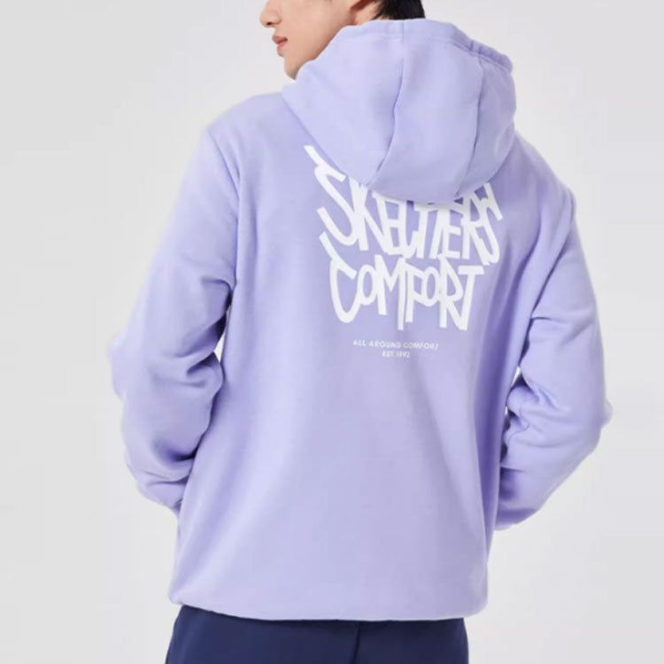 Skechers Graphic Hoodie 'Purple White' L322U105-01DU sold by KicksCrew product image thumbnail 4
