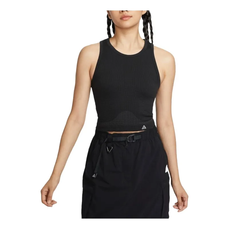 (WMNS) Nike ACG Delta River Tank Asia Sizing 'Black' FV7324-010 sold by KicksCrew
