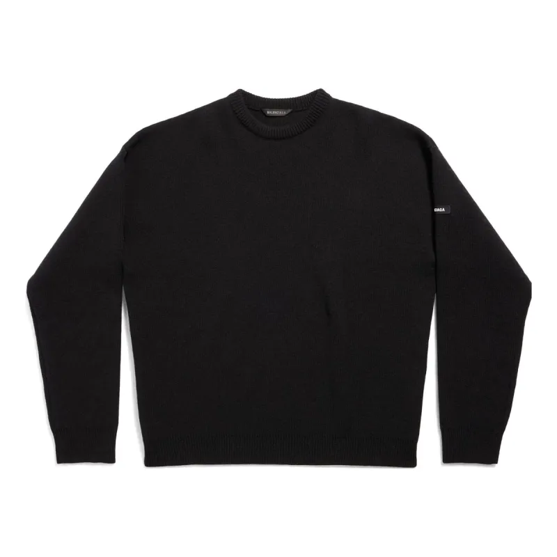 Balenciaga Sweater 'Black' 764454T16751000 sold by KicksCrew