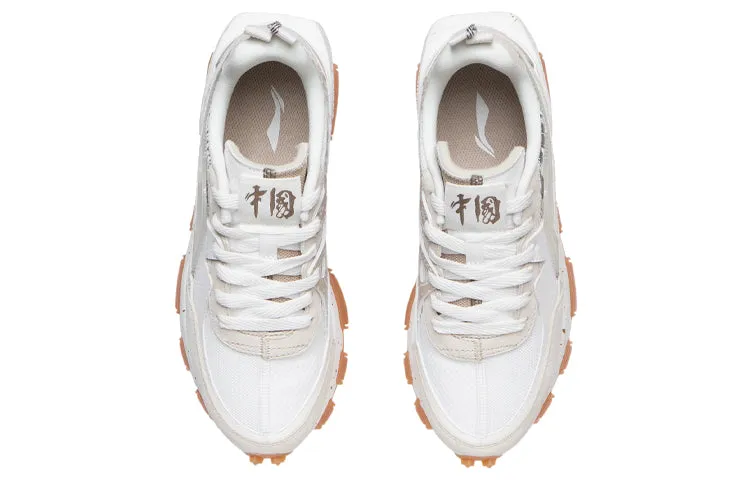 (WMNS) Li-Ning Lifestyle Sportswear 'Beige White' AGCR286-1 sold by KicksCrew product image thumbnail 4
