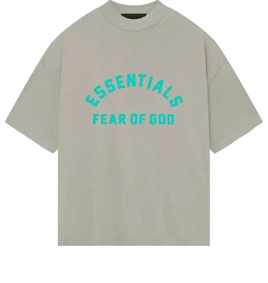 Fear of God Essentials SS24 Heavy Jersey Crewneck T-Shirt 'Seal' 125SP242005F sold by KicksCrew