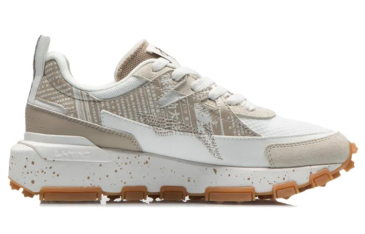 (WMNS) Li-Ning Lifestyle Sportswear 'Beige White' AGCR286-1 sold by KicksCrew product image thumbnail 2