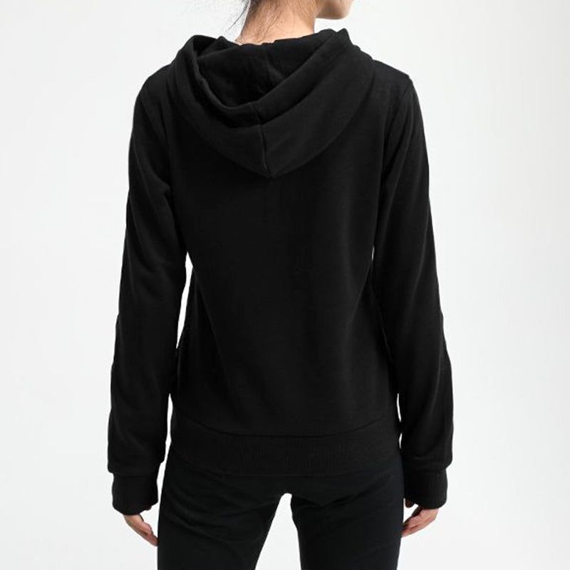 (WMNS) Puma Amplified Fleece Hoodie 'Black White' 586595-01 sold by KicksCrew product image thumbnail 4