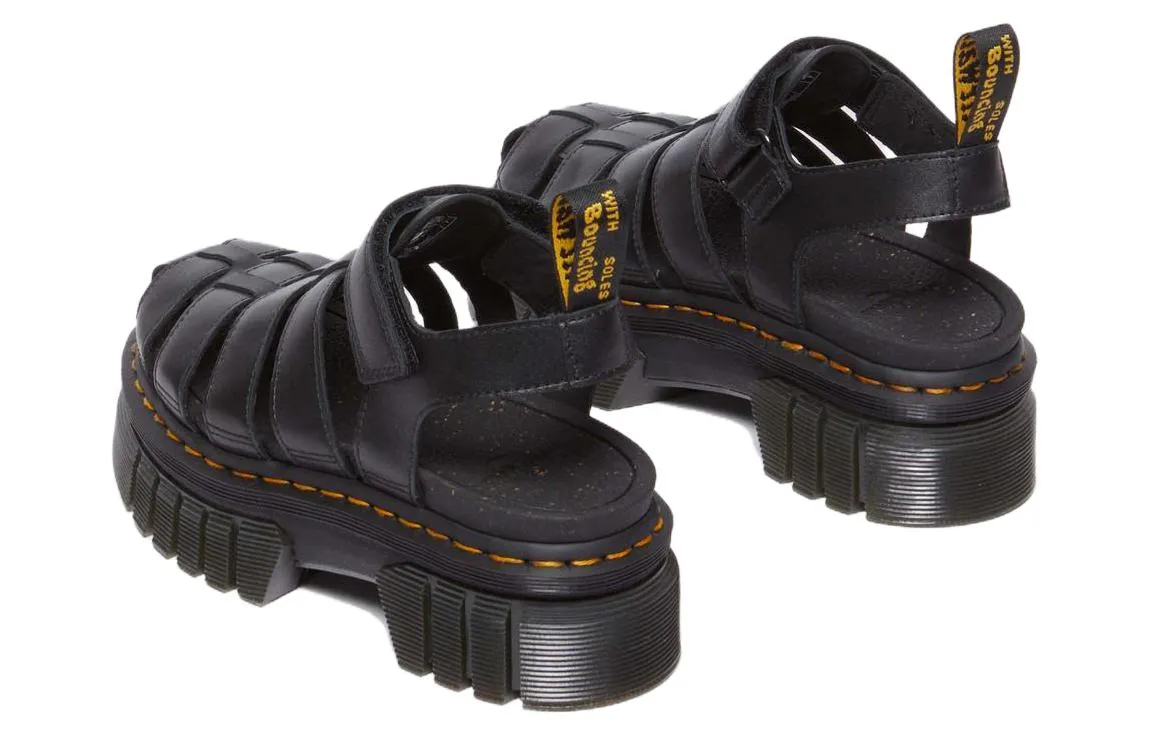 (WMNS) Dr. Martens Ricki Cage Leather Sandals 'Black' 31549001 sold by KicksCrew product image thumbnail 4