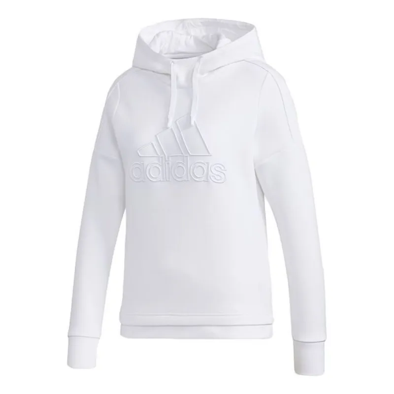 (WMNS) adidas MUST HAVE Hooded Sweatshirt 'White' GM1413 sold by KicksCrew