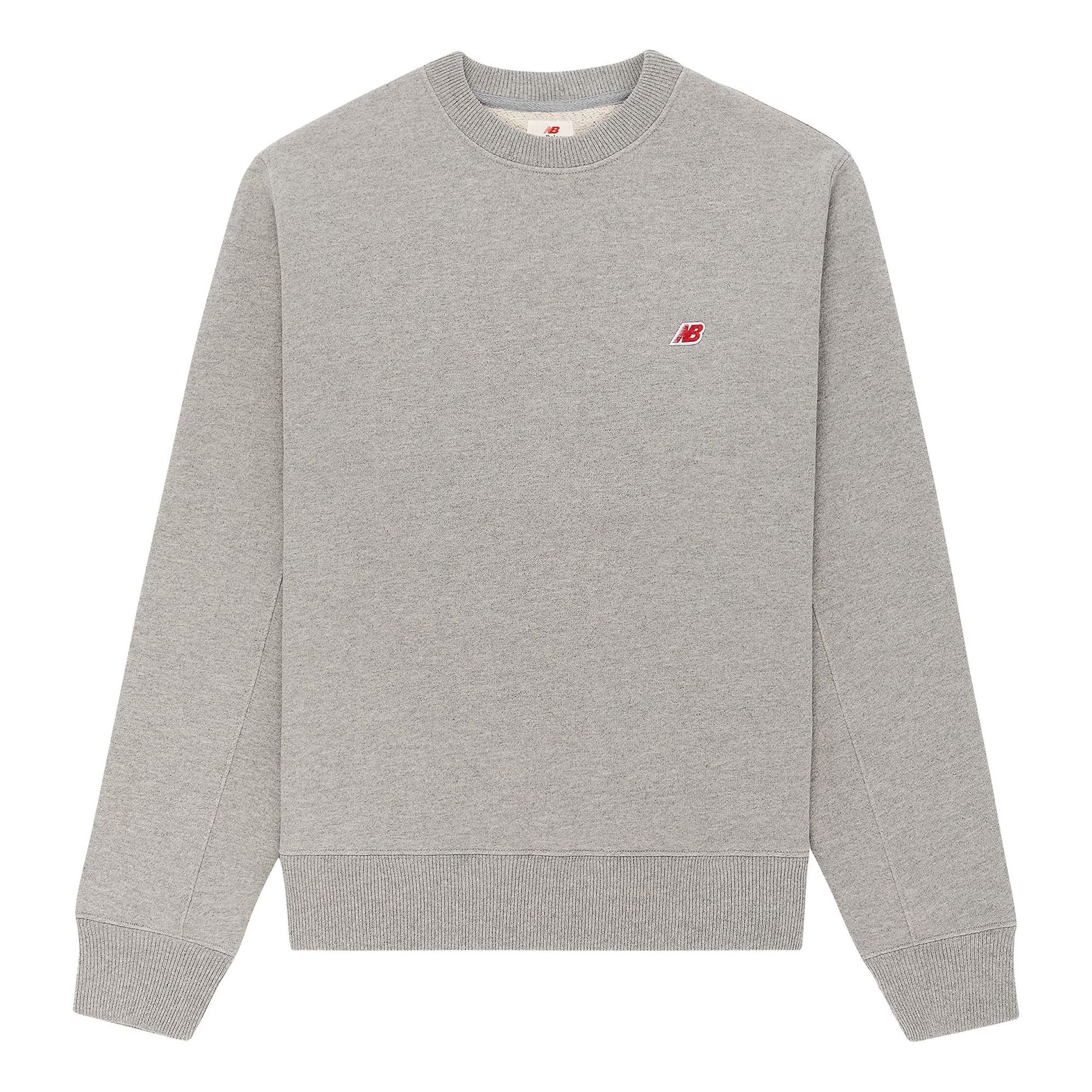 New Balance MADE in USA Core Crewneck Sweatshirt 'Athletic Grey' MT21541-AG sold by KicksCrew