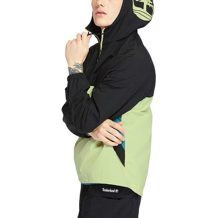 Timberland Pullover Windbreaker Jacket 'Black Green' A2BUU-BN1 sold by KicksCrew product image thumbnail 5