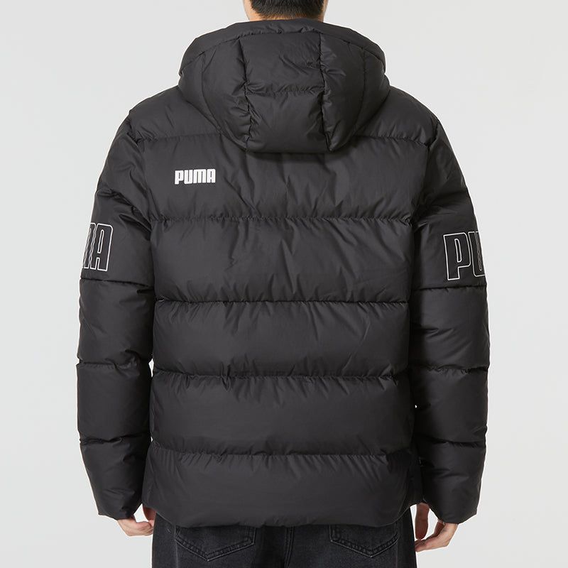 PUMA Power Hooded Down Puffer Jacket 'Black' 676032-01 sold by KicksCrew product image thumbnail 4