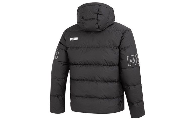 PUMA Power Hooded Down Puffer Jacket 'Black' 676032-01 sold by KicksCrew product image thumbnail 2