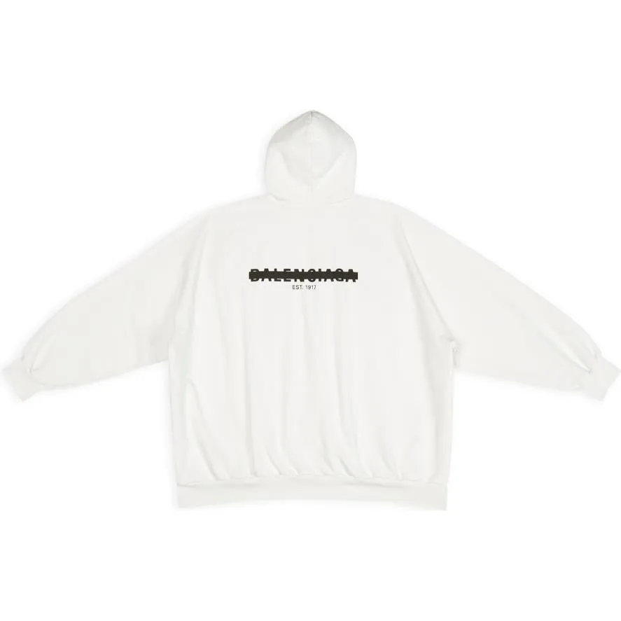 Balenciaga Strike 1917 Oversized Hoodie 'White' 697879TMVH29800 sold by KicksCrew product image thumbnail 2