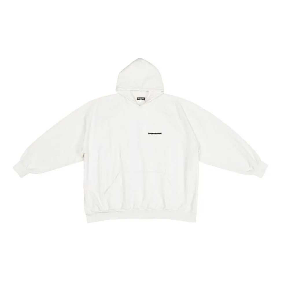 Balenciaga Strike 1917 Oversized Hoodie 'White' 697879TMVH29800 sold by KicksCrew