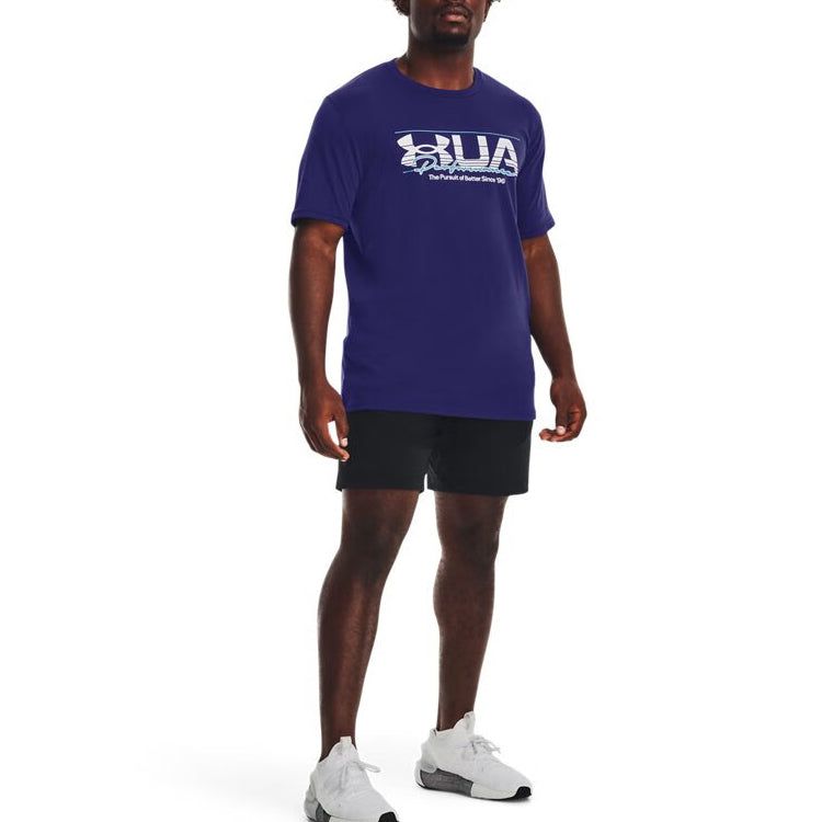 Under Armour Training Graphics T-shirt 'Blue' 1376845-468 sold by KicksCrew product image thumbnail 3
