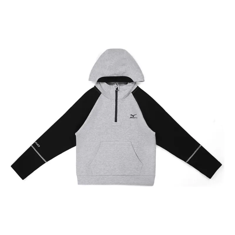 (GS) Mizuno Casual Hoodie 'Grey' 32CA3952 sold by KicksCrew