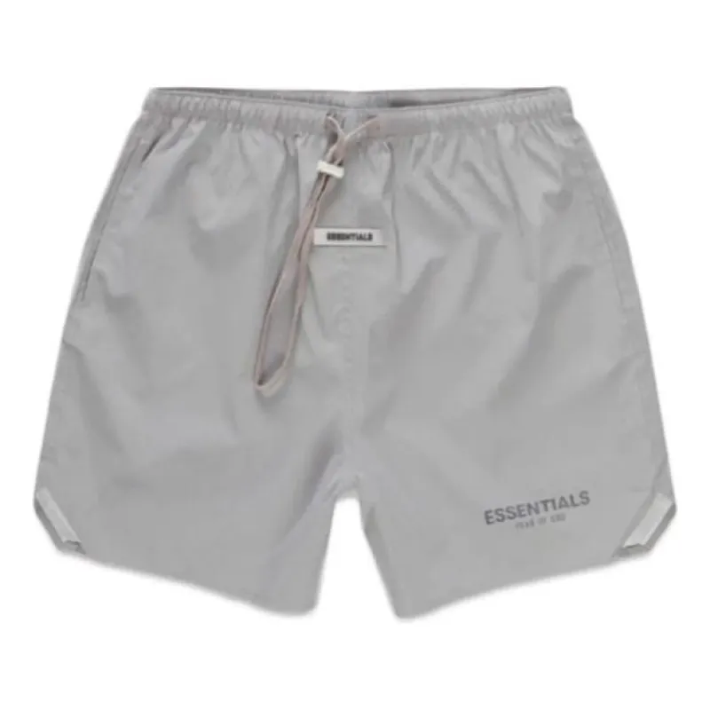 Fear of God Essentials FW20 Volley Shorts 'Silver' FOG-FW20-231 sold by KicksCrew