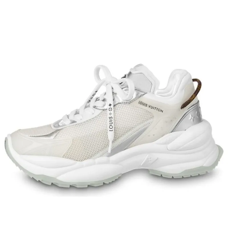 (WMNS) LOUIS VUITTON Run 55 Sneakers 'Beige' 1AAVGF sold by KicksCrew