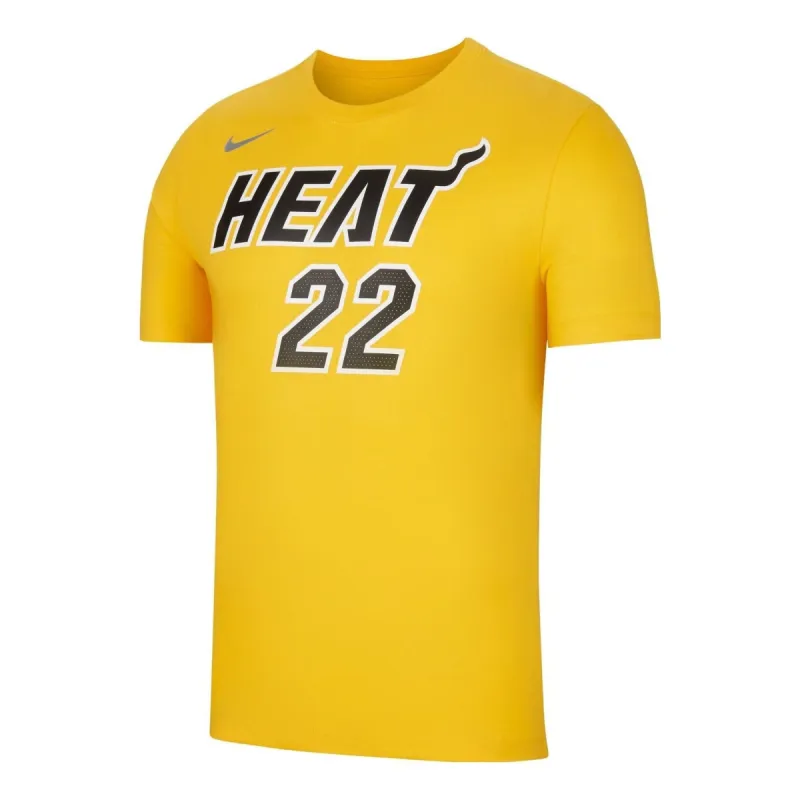 Nike Miami Heat 2020-21 Earned Edition T-shirt 'Jimmy Butler 22' DQ1571-739 sold by KicksCrew