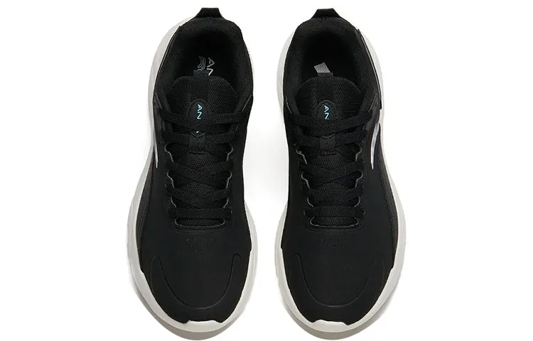 ANTA Leather Running Shoes 'Black White' 112215571-6 sold by KicksCrew product image thumbnail 3