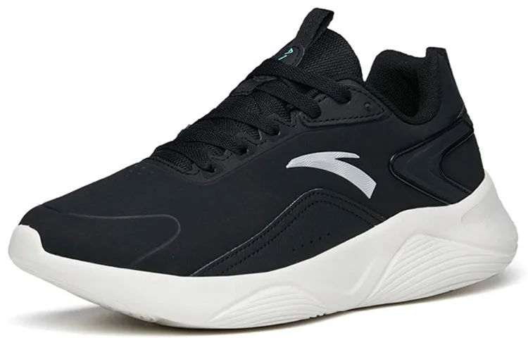 ANTA Leather Running Shoes 'Black White' 112215571-6 sold by KicksCrew product image thumbnail 2