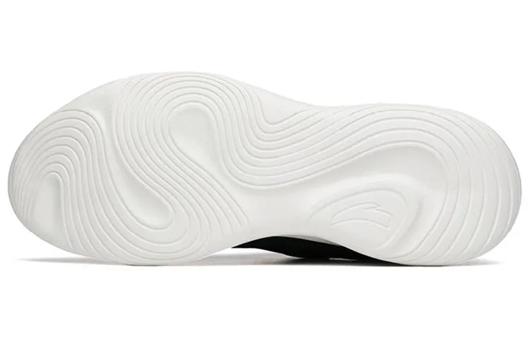 ANTA Leather Running Shoes 'Black White' 112215571-6 sold by KicksCrew product image thumbnail 5