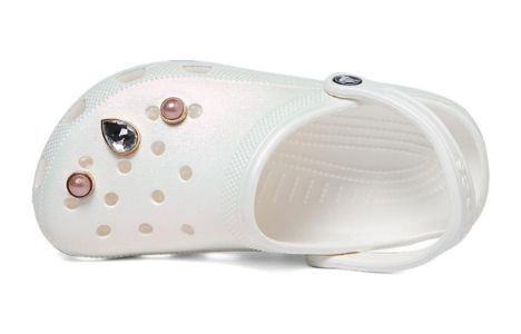 (GS) Crocs Crocs Classic Crystals Clogs 'White' 208435-100 sold by KicksCrew