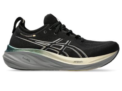 ASICS Gel-Nimbus 26 Platinum 'Black Champagne' 1011B922-001 sold by KicksCrew