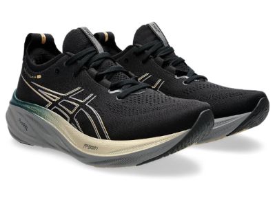 ASICS Gel-Nimbus 26 Platinum 'Black Champagne' 1011B922-001 sold by KicksCrew