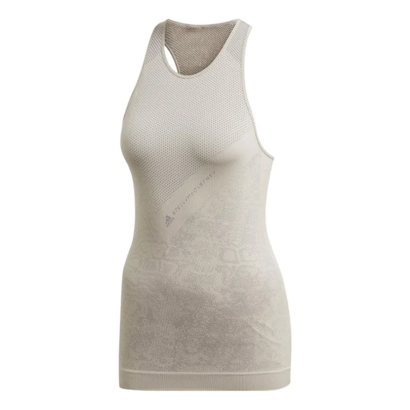(WMNS) adidas Essentials Seamless Tank 'Grey' FI8220 sold by KicksCrew