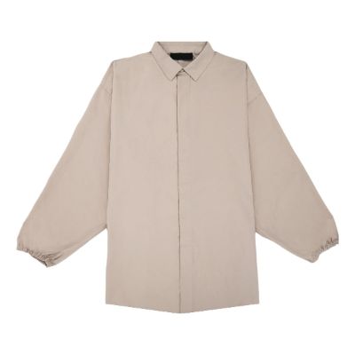 Fear of God Essentials FW23 Button Down Shirt 'Silver Cloud' 186BT234022F sold by KicksCrew