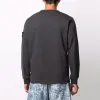 STONE ISLAND Logo Patch Crewneck Sweatshirt 'Charcoal' 751564450-V0065 sold by KicksCrew