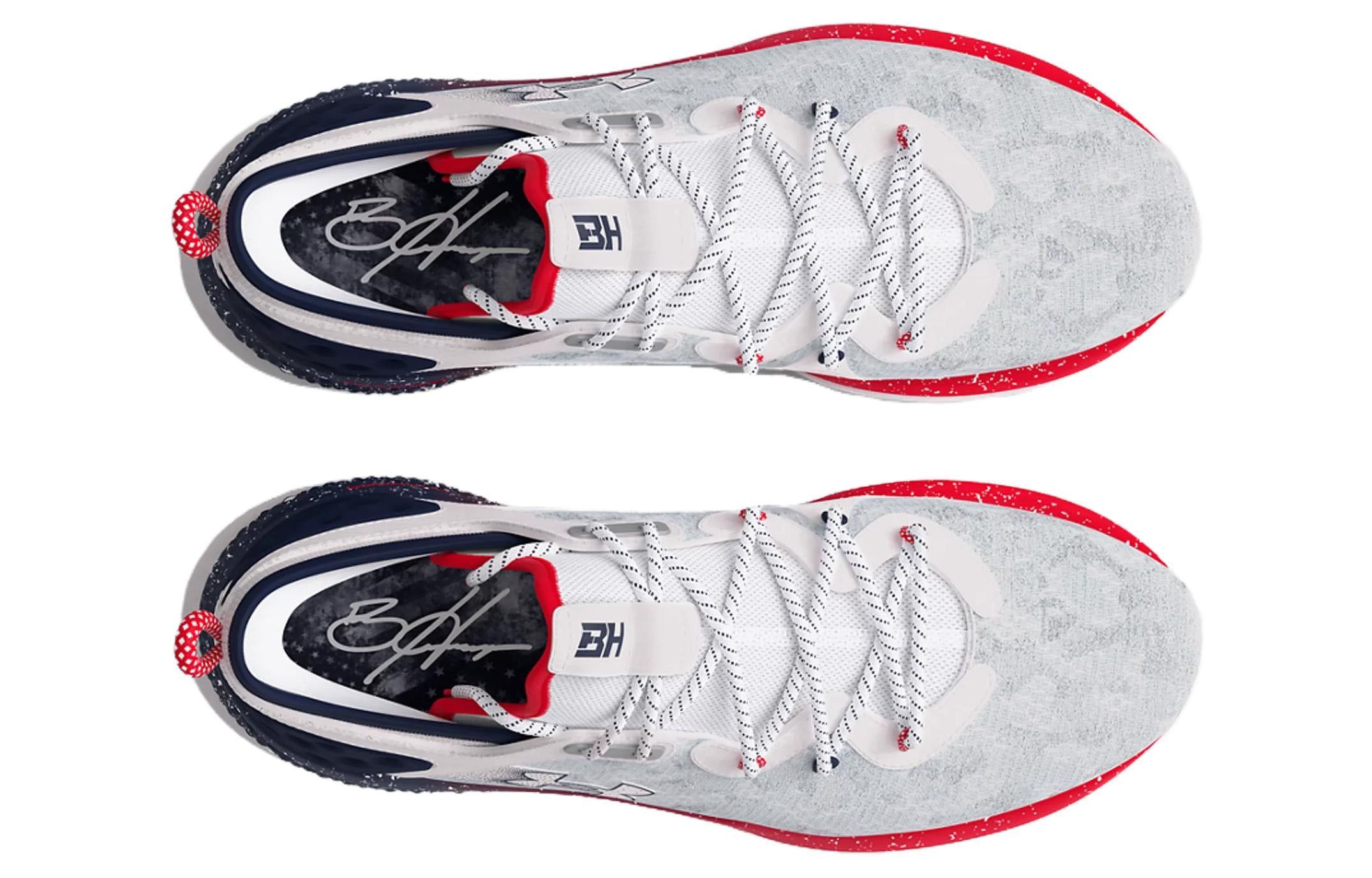 Under Armour Harper 8 Turf USA Baseball Shoes 'Grey White Red' 3026935100 sold by KicksCrew product image thumbnail 3