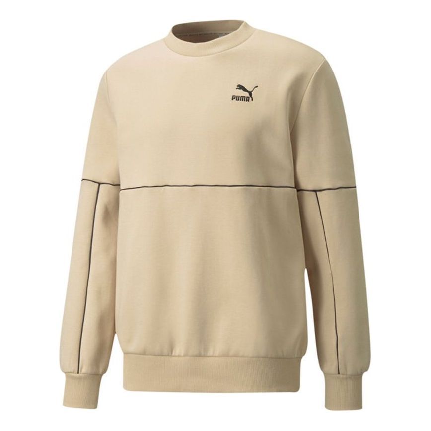Puma LUXE Crew Sweatshirt 'Beige' 534410-20 sold by KicksCrew