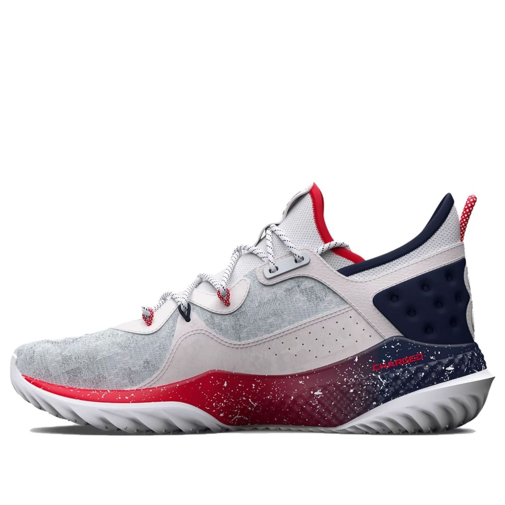 Under Armour Harper 8 Turf USA Baseball Shoes 'Grey White Red' 3026935100 sold by KicksCrew